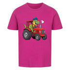 Kinder T-Shirt - Dinosaurier mit Traktor Motiv online bestellen kaufen