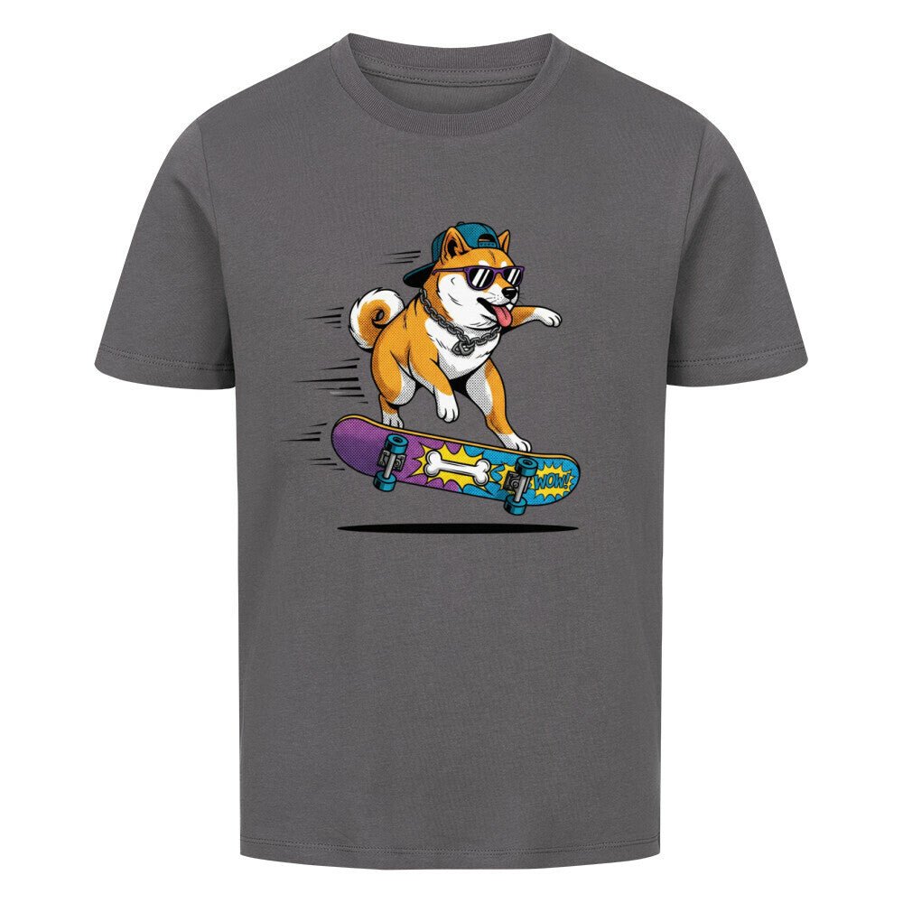 Kinder T-Shirt - Hund auf Skateboard online bestellen kaufen