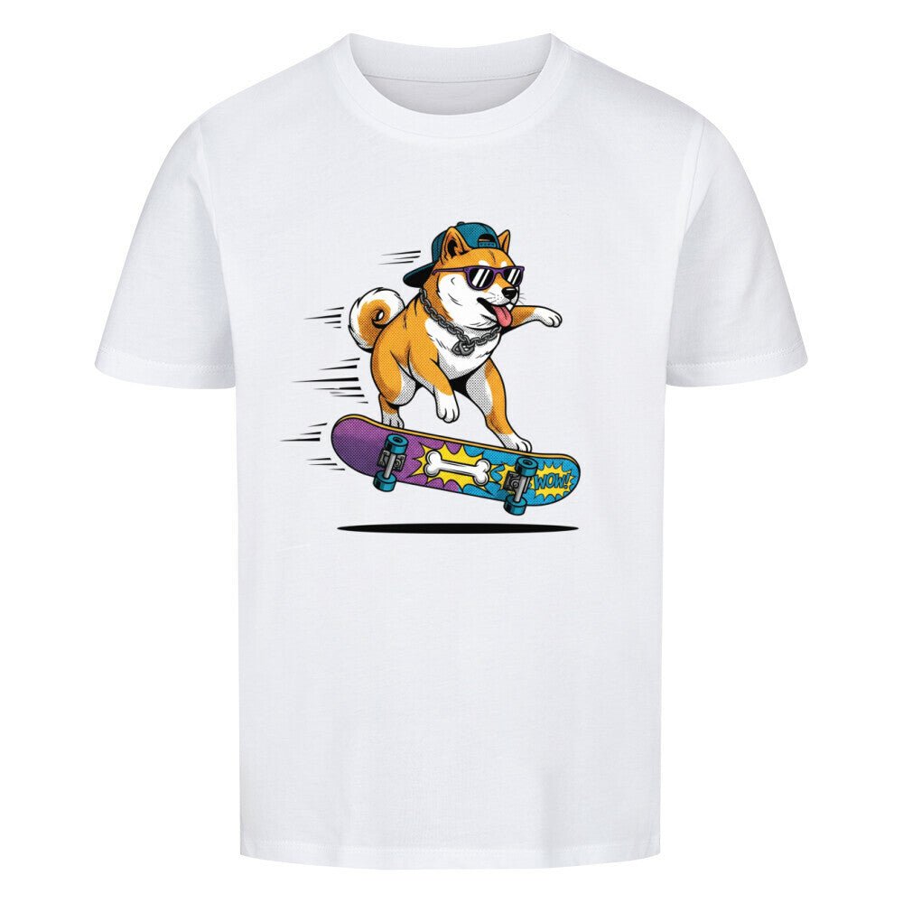 Kinder T-Shirt - Hund auf Skateboard online bestellen kaufen