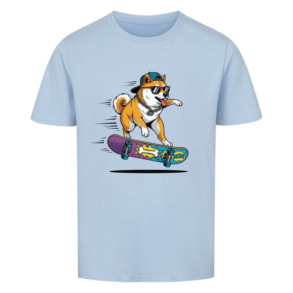 Kinder T-Shirt - Hund auf Skateboard online bestellen kaufen