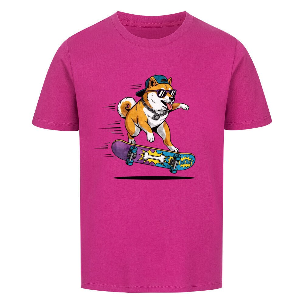 Kinder T-Shirt - Hund auf Skateboard online bestellen kaufen