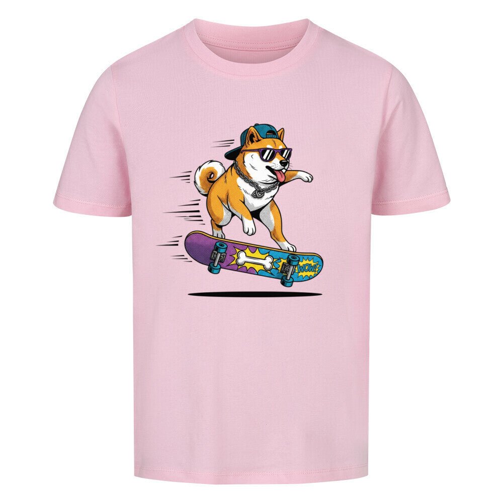 Kinder T-Shirt - Hund auf Skateboard online bestellen kaufen