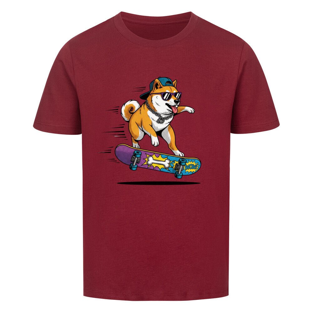 Kinder T-Shirt - Hund auf Skateboard online bestellen kaufen