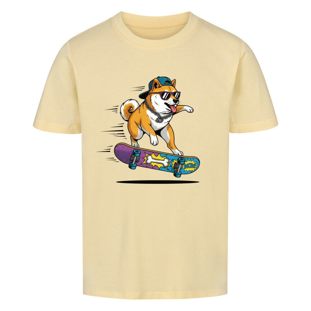 Kinder T-Shirt - Hund auf Skateboard online bestellen kaufen