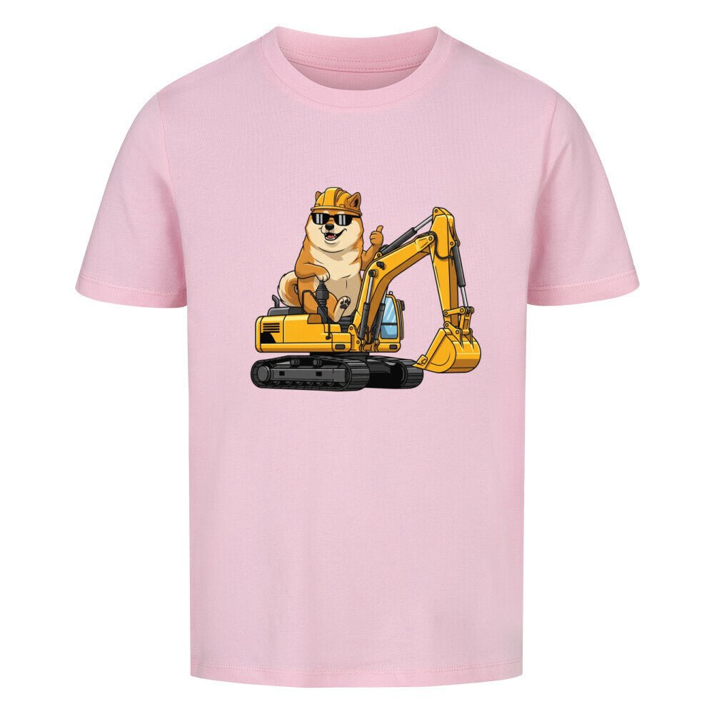 Kinder T-Shirt - Hund Doge Bagger Motiv online bestellen kaufen