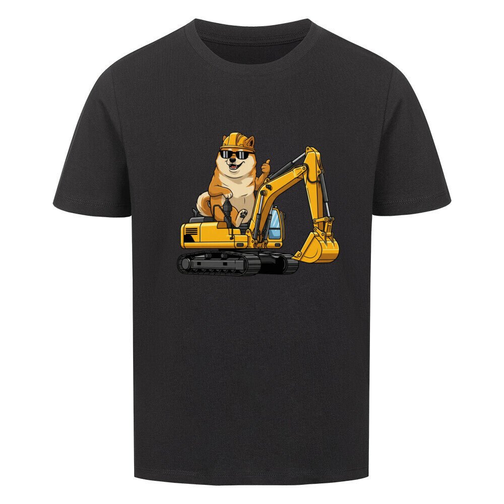 Kinder T-Shirt - Hund Doge Bagger Motiv online bestellen kaufen