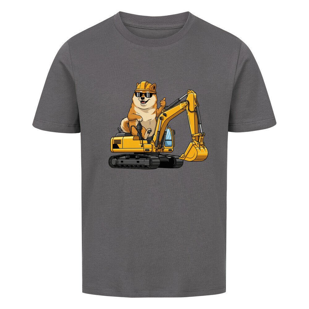 Kinder T-Shirt - Hund Doge Bagger Motiv online bestellen kaufen