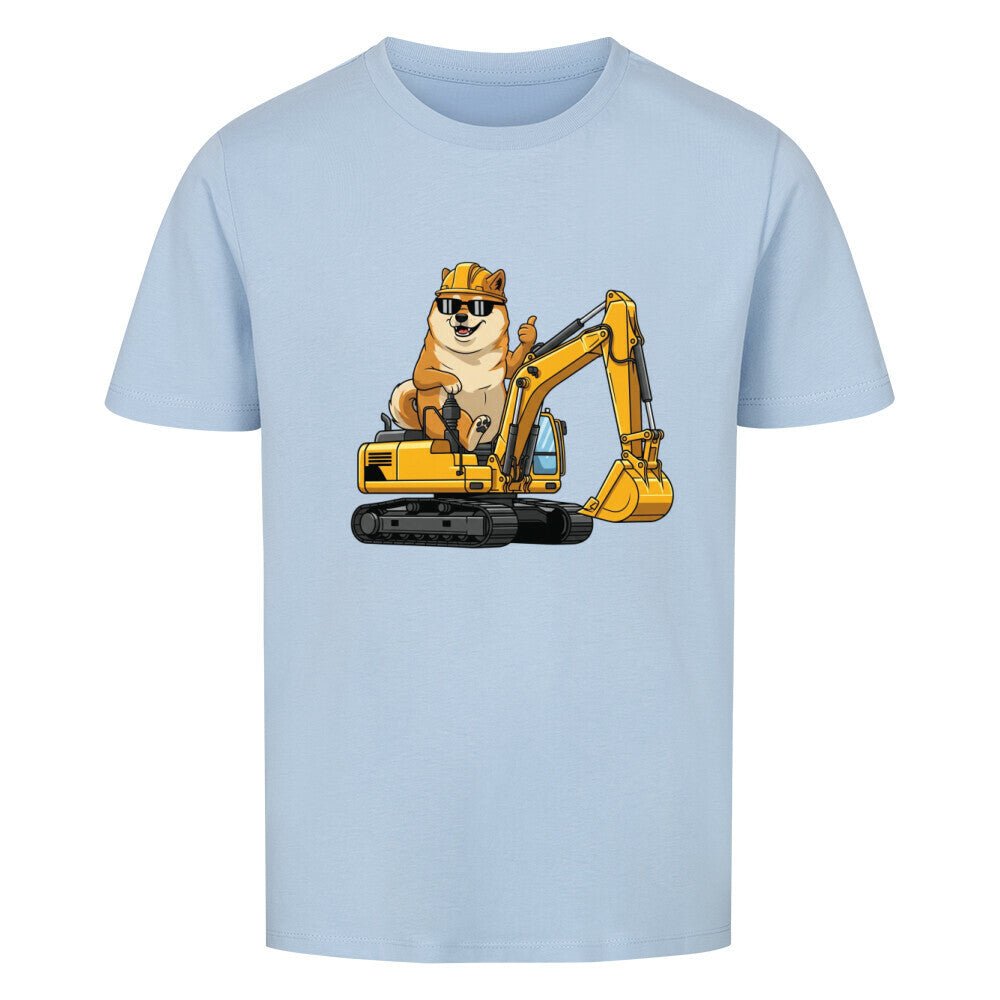Kinder T-Shirt - Hund Doge Bagger Motiv online bestellen kaufen