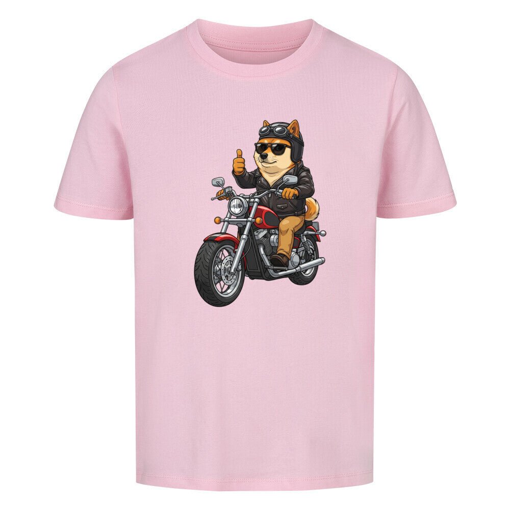Kinder T-Shirt - Hund Doge Shiba Inu Motorrad online bestellen kaufen