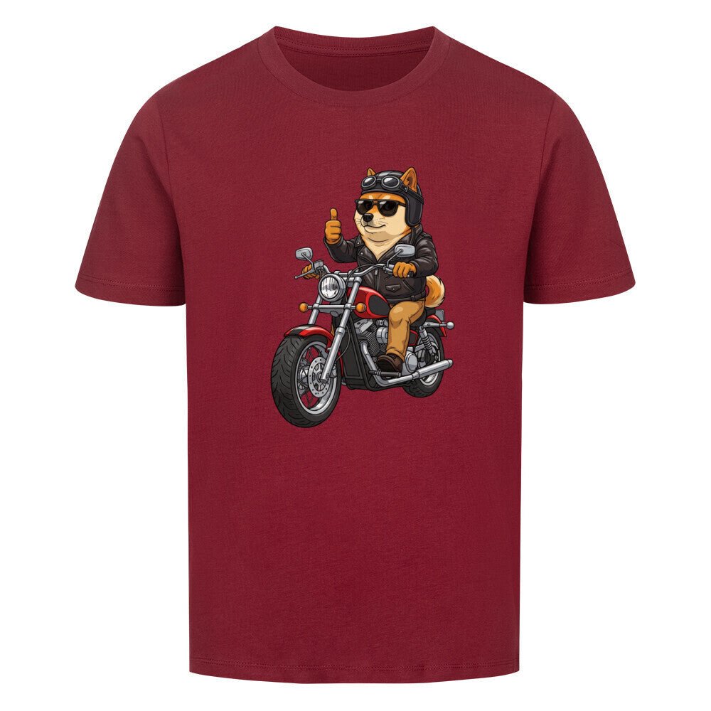 Kinder T-Shirt - Hund Doge Shiba Inu Motorrad online bestellen kaufen