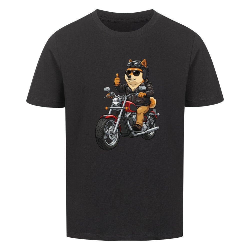 Kinder T-Shirt - Hund Doge Shiba Inu Motorrad online bestellen kaufen