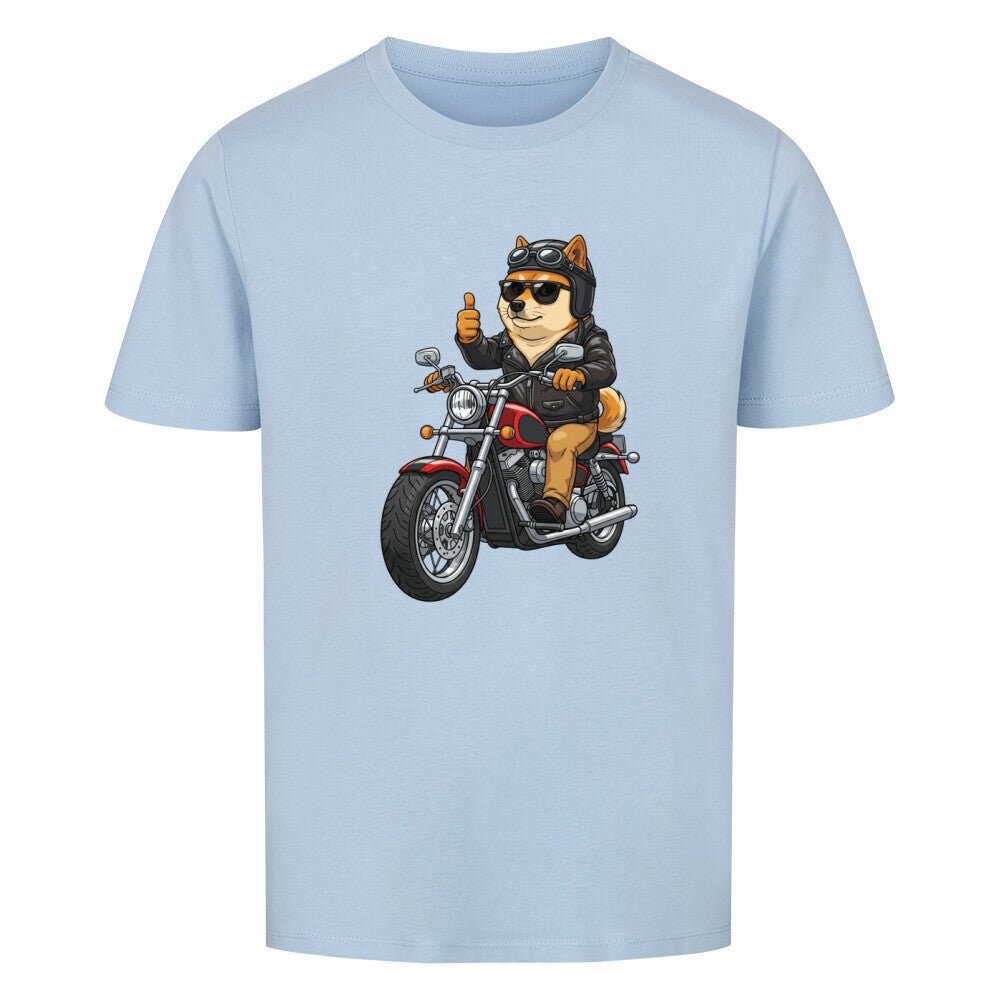 Kinder T-Shirt - Hund Doge Shiba Inu Motorrad online bestellen kaufen