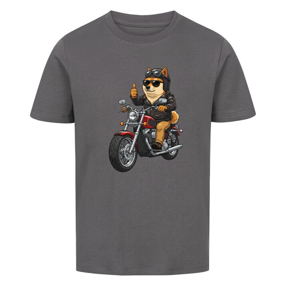 Kinder T-Shirt - Hund Doge Shiba Inu Motorrad online bestellen kaufen