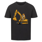 Kinder T-Shirt - Hund Shiba auf Bagger online bestellen kaufen