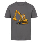 Kinder T-Shirt - Hund Shiba auf Bagger online bestellen kaufen
