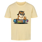 Kinder T-Shirt - Hund Shiba Inu mit Skateboard online bestellen kaufen