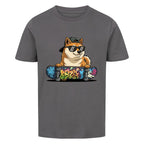 Kinder T-Shirt - Hund Shiba Inu mit Skateboard online bestellen kaufen