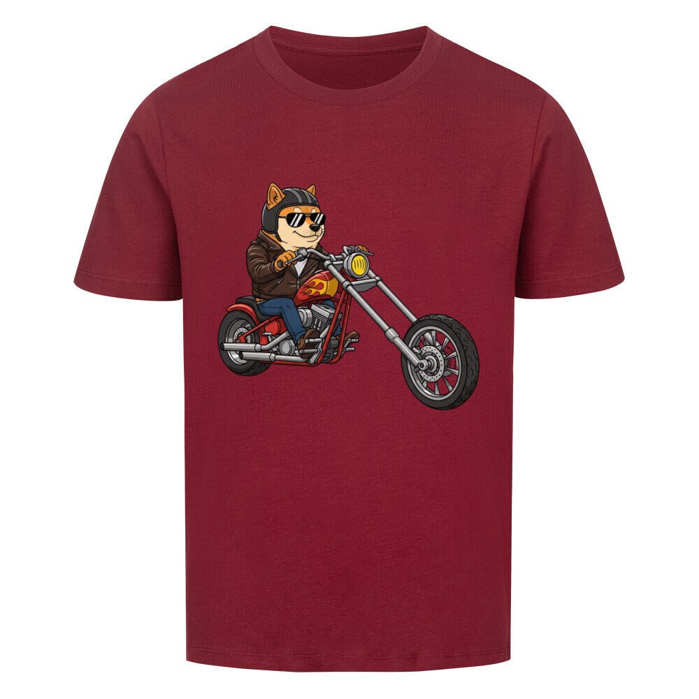 Kinder T-Shirt - Hund Shiba Motorrad online bestellen kaufen