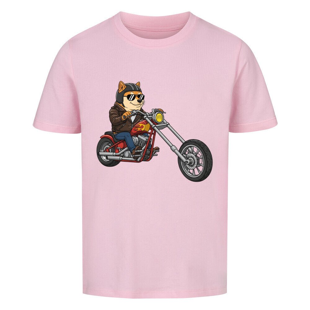 Kinder T-Shirt - Hund Shiba Motorrad online bestellen kaufen