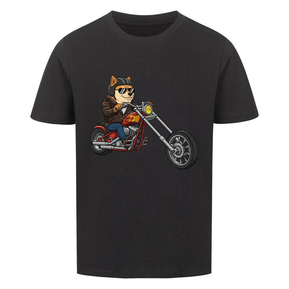 Kinder T-Shirt - Hund Shiba Motorrad online bestellen kaufen