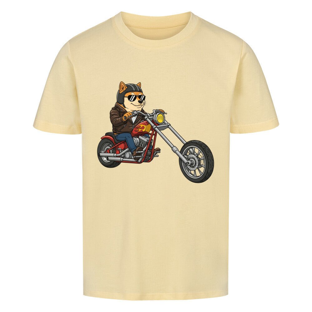 Kinder T-Shirt - Hund Shiba Motorrad online bestellen kaufen