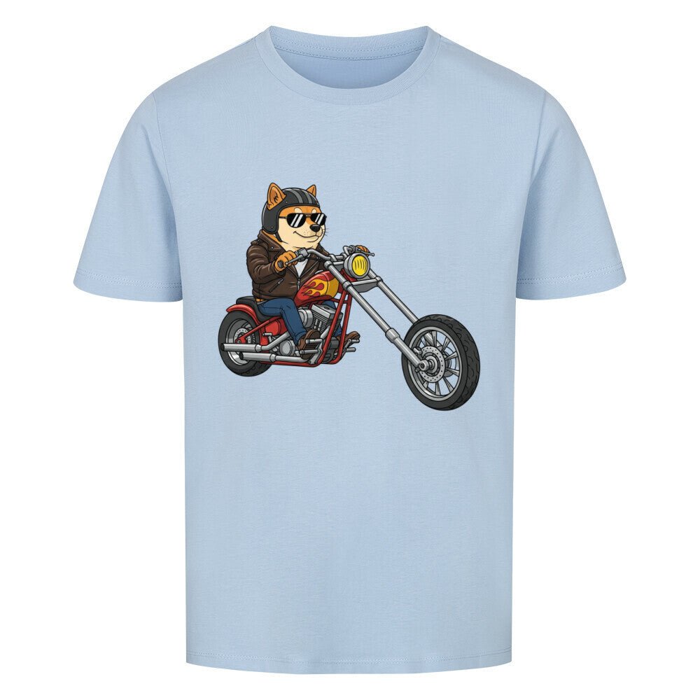 Kinder T-Shirt - Hund Shiba Motorrad online bestellen kaufen