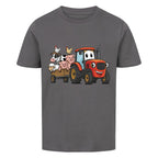 Kinder T-Shirt mit Bauernhof und Traktor Motiv online bestellen kaufen