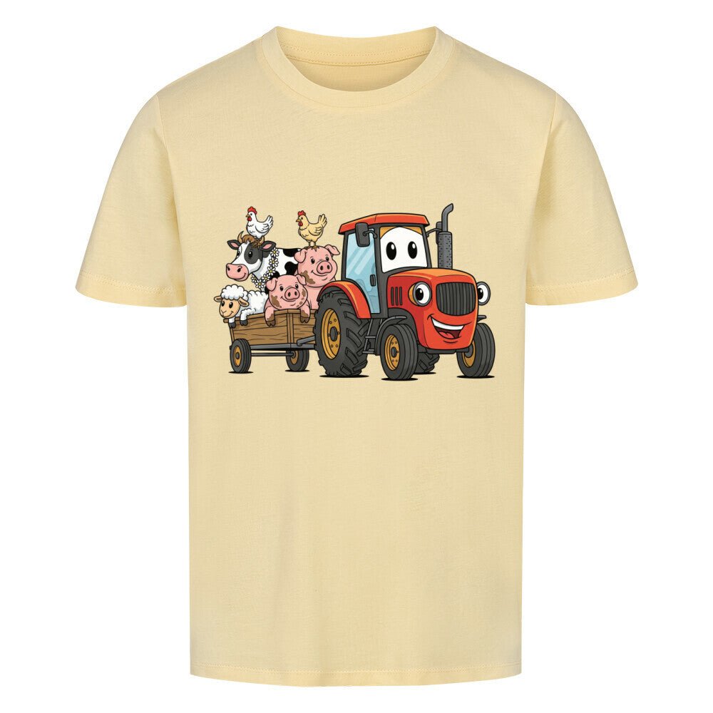 Kinder T-Shirt mit Bauernhof und Traktor Motiv online bestellen kaufen