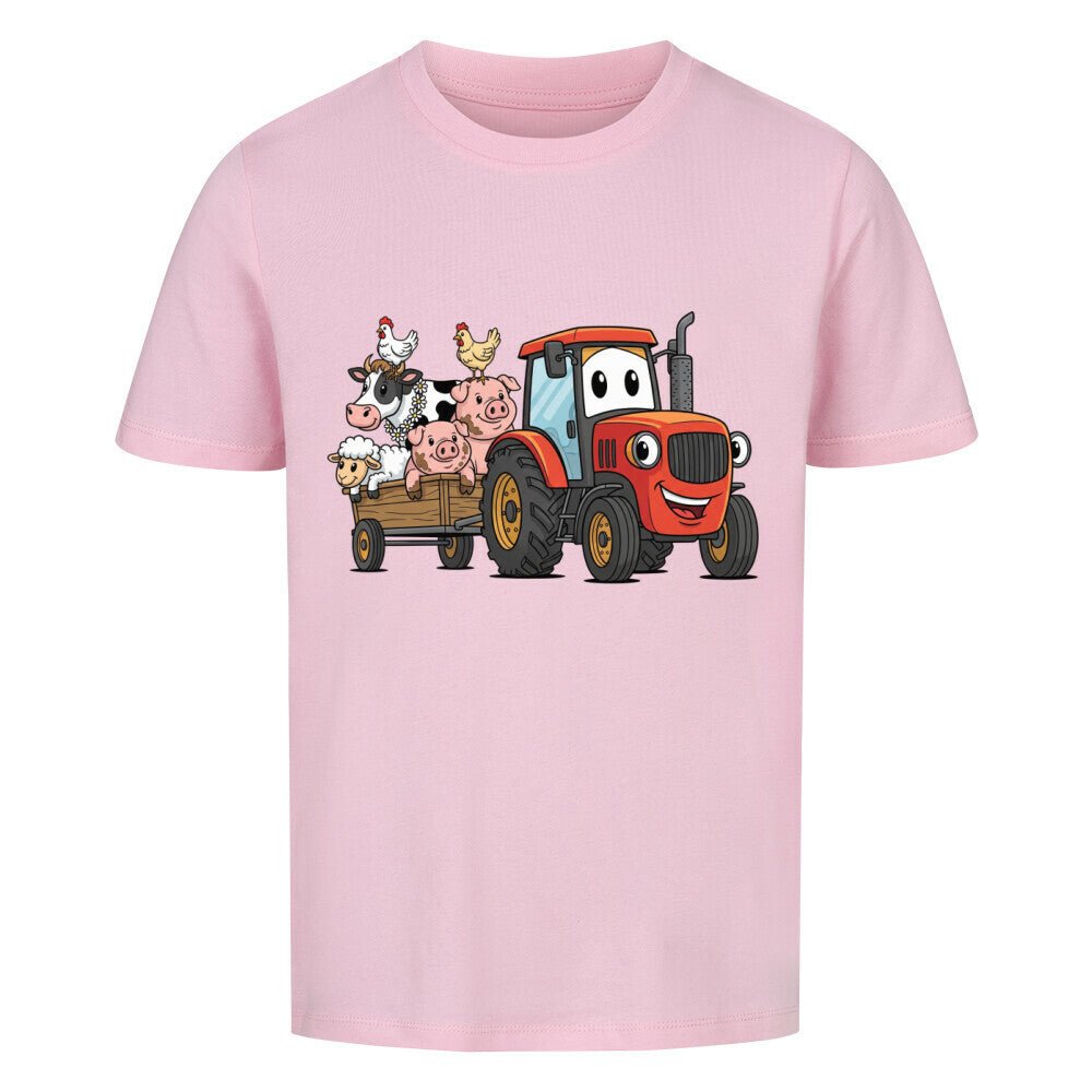 Kinder T-Shirt mit Bauernhof und Traktor Motiv online bestellen kaufen