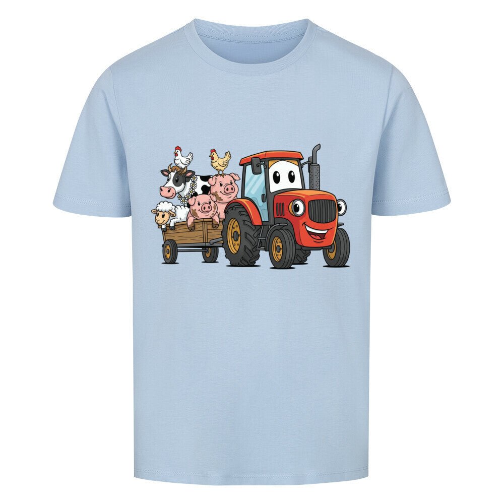 Kinder T-Shirt mit Bauernhof und Traktor Motiv online bestellen kaufen