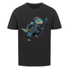 Cyber Dino T-Rex - Bio Baumwolle Kinder T-Shirt Tech D-Rex Motiv
schwarz