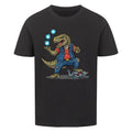 D-REX Dino T-Rex mit Energiekugeln - Bio Baumwolle Kinder T-Shirt Power Motiv schwarz
schwarz