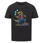 D-REX Dino T-Rex mit Energiekugeln - Bio Baumwolle Kinder T-Shirt Power Motiv schwarz
schwarz