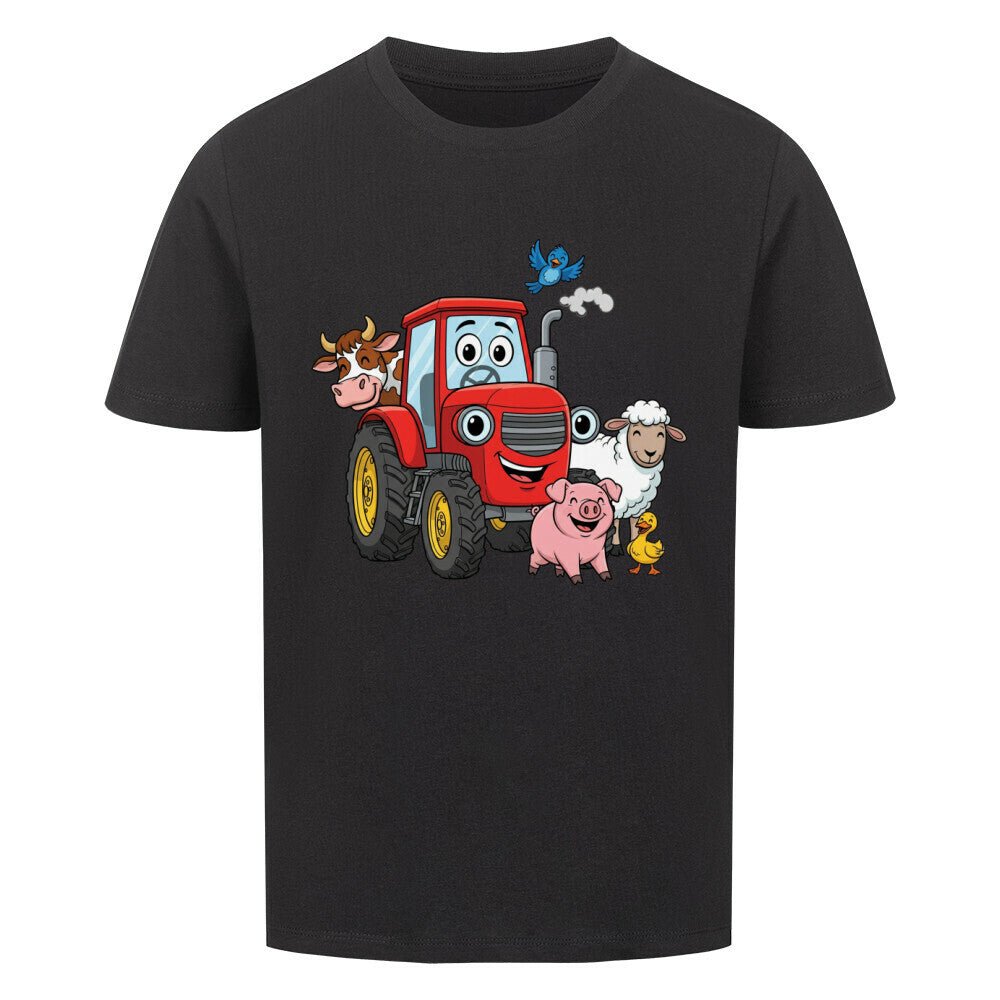 Kinder T-Shirt mit Traktor und Bauernhoftiere Motiv online bestellen kaufen