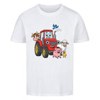 Kinder T-Shirt mit Traktor und Bauernhoftiere Motiv online bestellen kaufen