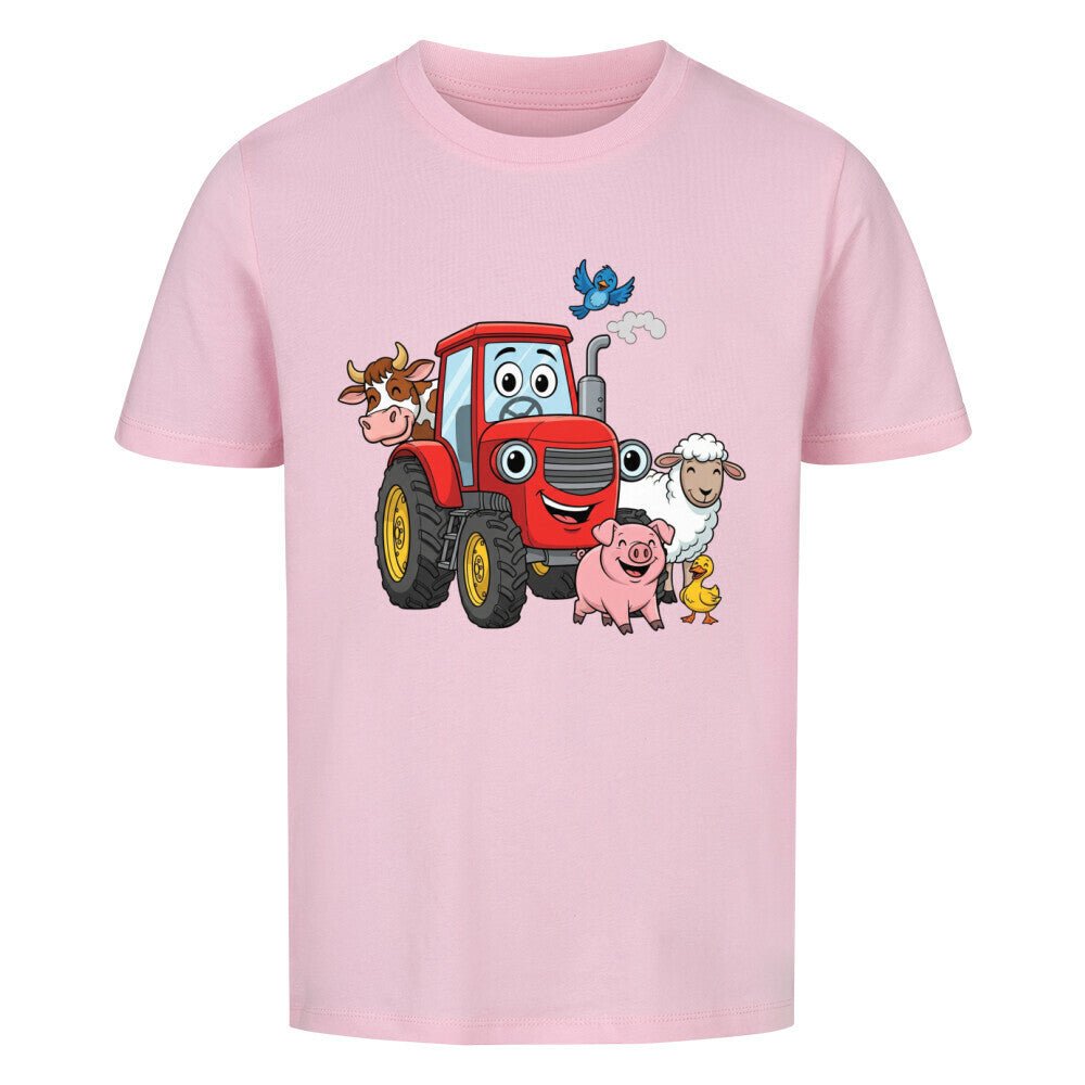 Kinder T-Shirt mit Traktor und Bauernhoftiere Motiv online bestellen kaufen