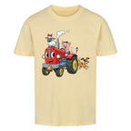 Kinder T-Shirt mit Traktor und fröhlichen Bauernhoftieren Motiv online bestellen kaufen