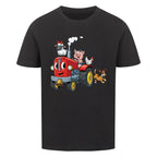 Kinder T-Shirt mit Traktor und fröhlichen Bauernhoftieren Motiv online bestellen kaufen