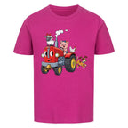 Kinder T-Shirt mit Traktor und fröhlichen Bauernhoftieren Motiv online bestellen kaufen