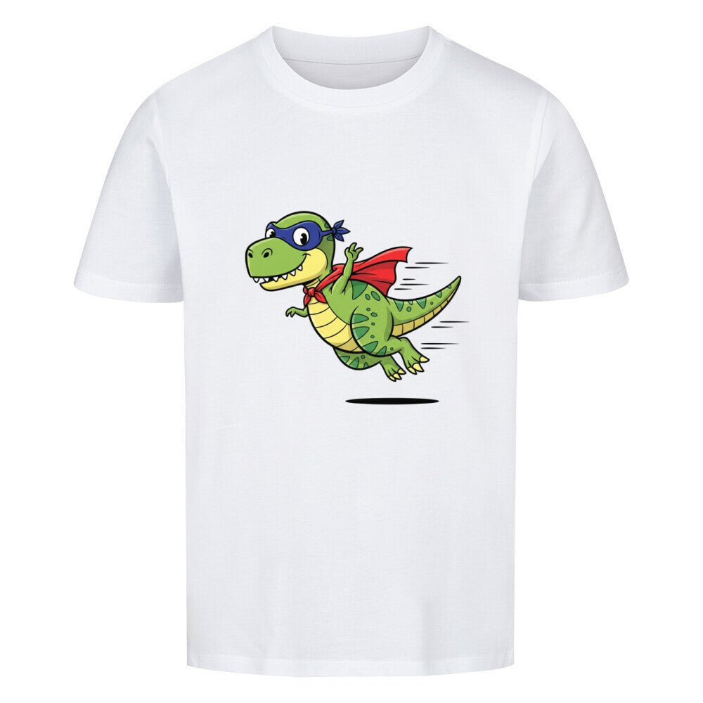 Kinder T-Shirt - Super Dino Rex - Bio Baumwolle - KinderMode Shop super angenehm Online Kaufen Bestellen Deutschland