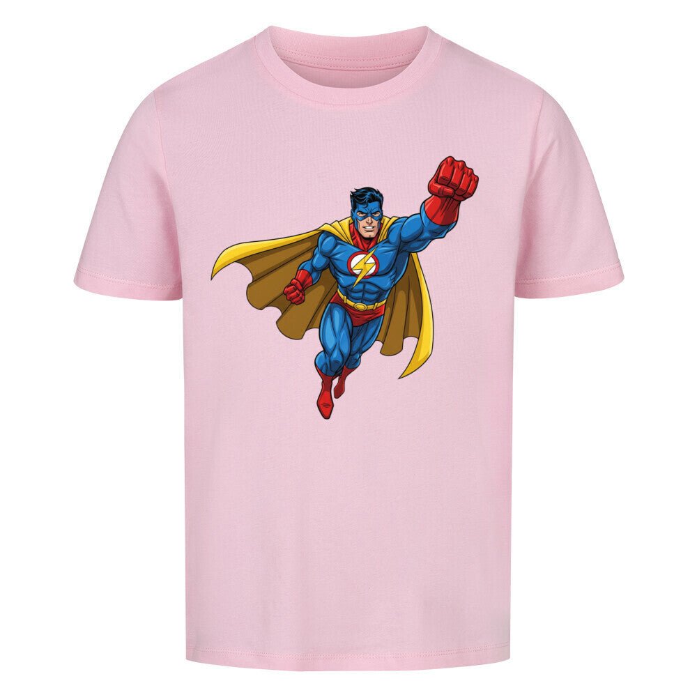 Kinder T-Shirt - Superheld - Bio Baumwolle - KinderMode Shop super angenehm Online Kaufen Bestellen Deutschland