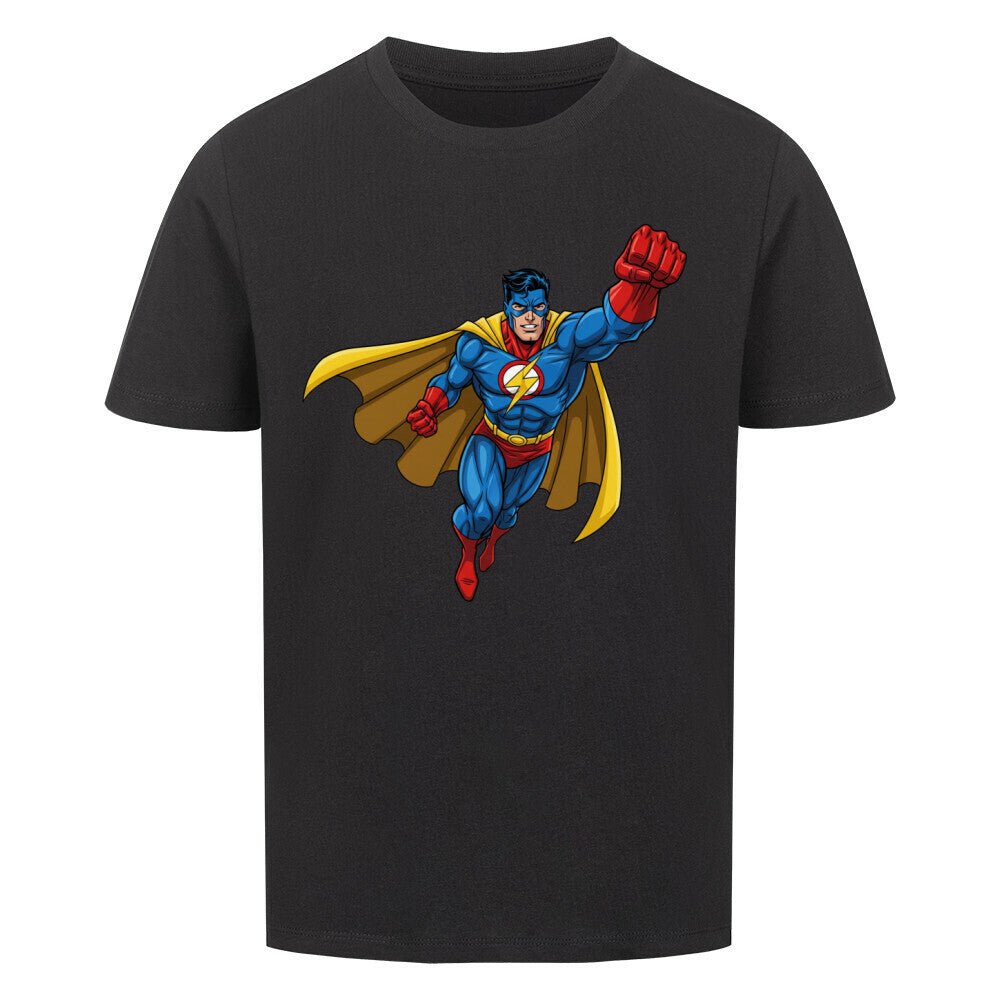 Kinder T-Shirt - Superheld - Bio Baumwolle - KinderMode Shop super angenehm Online Kaufen Bestellen Deutschland