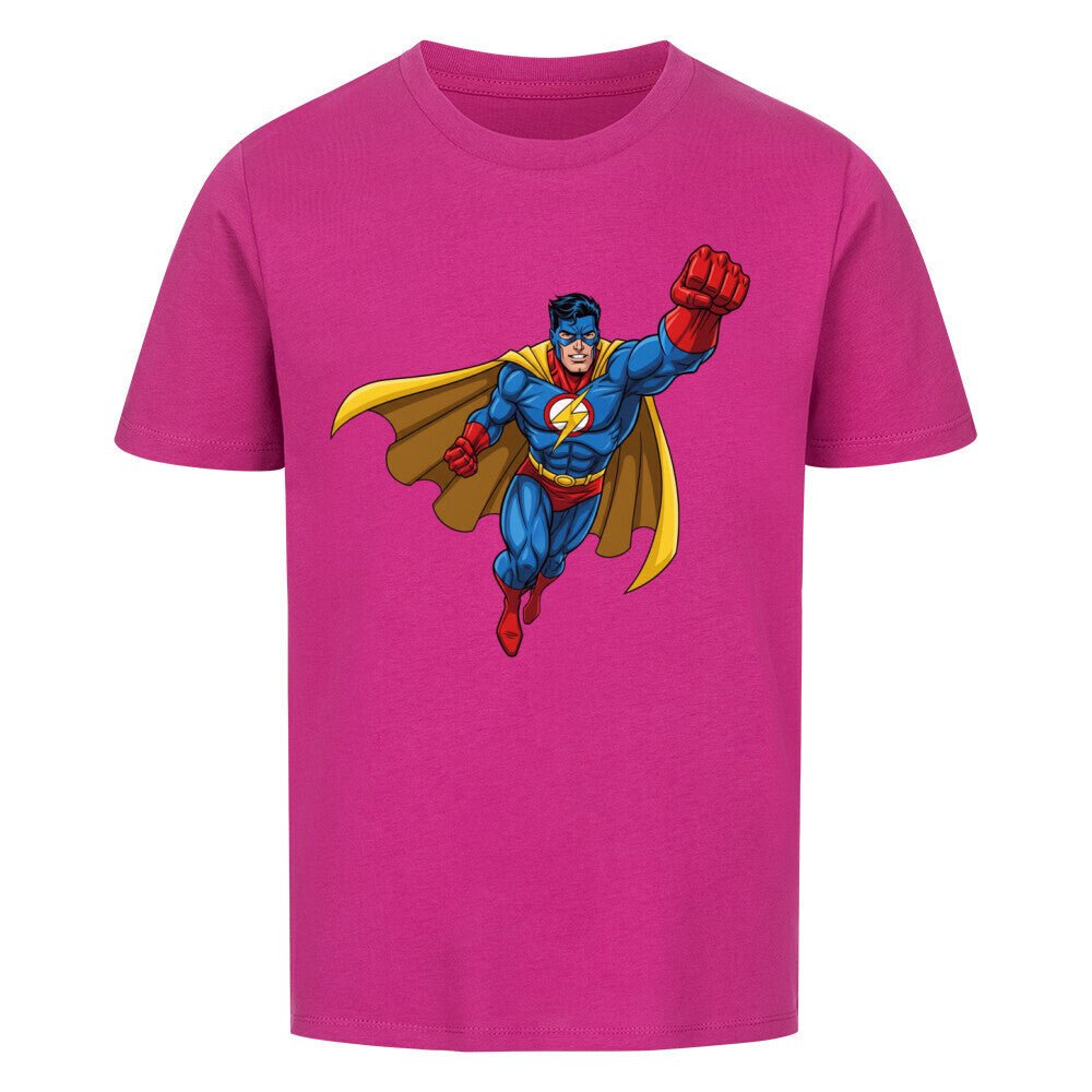 Kinder T-Shirt - Superheld - Bio Baumwolle - KinderMode Shop super angenehm Online Kaufen Bestellen Deutschland
