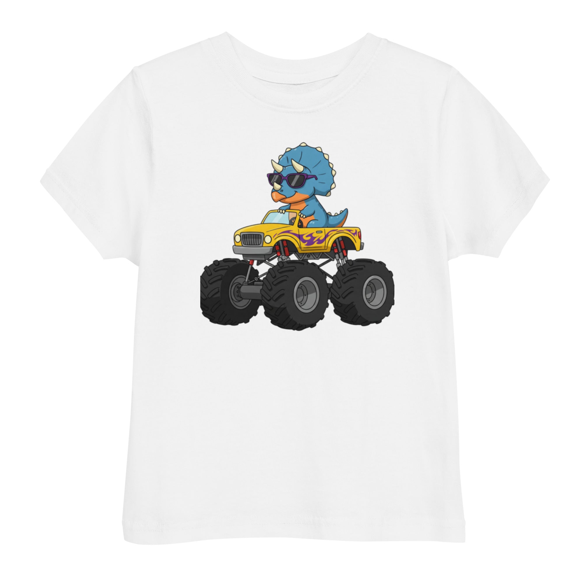 Kinder T-Shirt - Triceratops Dino, Monstertruck - KinderMode Shop super angenehm Online Kaufen Bestellen Deutschland