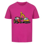 Kindershirt mit Traktor und Bagger Motiv online bestellen kaufen