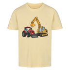 Kindershirt mit Traktor und Bagger Motiv online bestellen kaufen