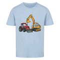 Kindershirt mit Traktor und Bagger Motiv online bestellen kaufen