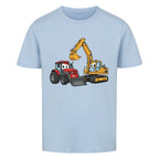 Kindershirt mit Traktor und Bagger Motiv online bestellen kaufen