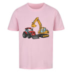 Kindershirt mit Traktor und Bagger Motiv online bestellen kaufen