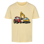 Kindershirt mit Traktor und Bagger Motiv online bestellen kaufen